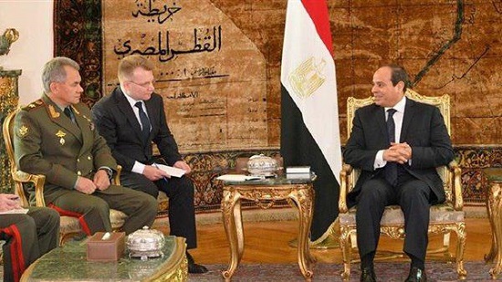 وزير الدفاع الروسي للسيسي : مصر الحليف الاستراتيجي لروسيا في المنطقة