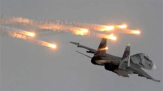 الطيران الروسي يقصف مواقع انتشار تنظيم داعش في سوريا
